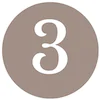 brown circle with number 2