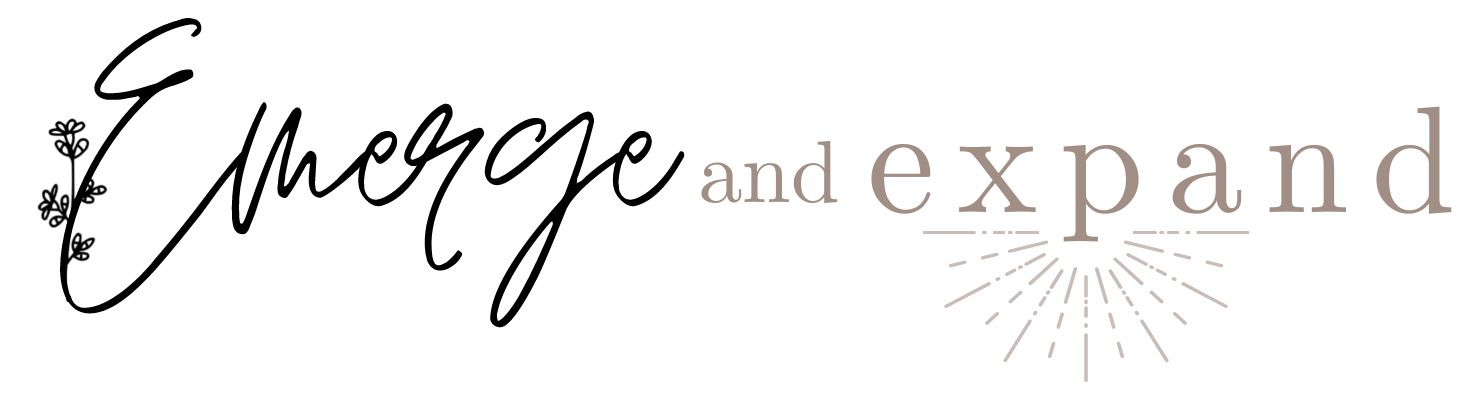 Emerge and Expand written logo