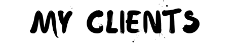 TEXT READS: My Clients
