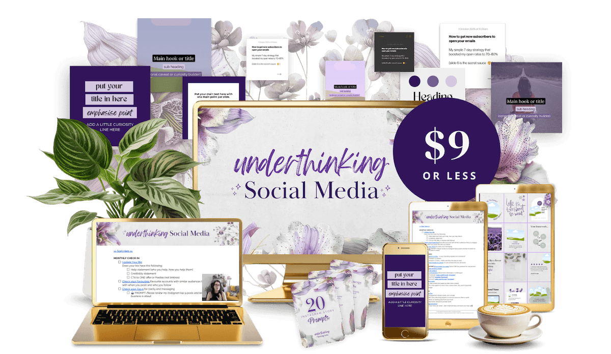 Mockup with computers, graphics, and other deliverables for the podcast pro offer